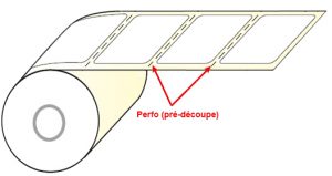 1500 Étiquettes Thermique Eco 60 x 40 mm - Mandrin Ø25mm - Etiquettes-Expert